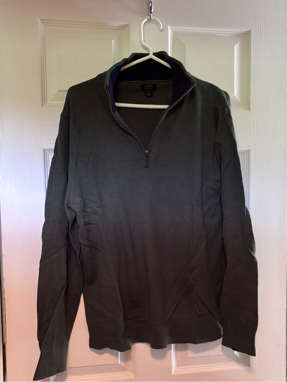 Men's Quarter-Zip Sweater Pullover - Green